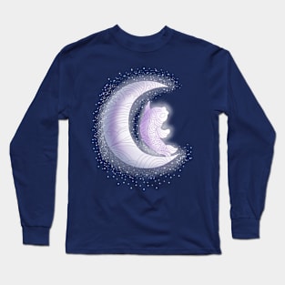 Koi Fish & Crescent Moon Long Sleeve T-Shirt
